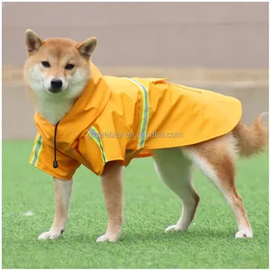 Pet Dog Raincoat Waterproof Jacket Portable Reflective Small Large Luxury Raincoat For Dogs
