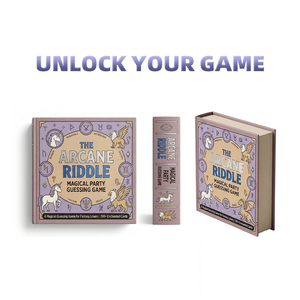 Caja Magnética Personalizada con Acabado Brillante, Cartón de 300 g/m², Certificación UKCA y BSCI, Cartas de Juego de Adivinanzas Mágicas - Product Image 2