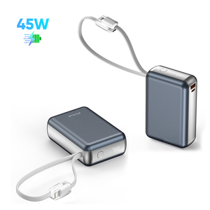 แบตเตอรี่สำรองแบบพกพา PD 45W 20000mAh 22.5W สายชาร์จเร็ว Type-C สำหรับโทรศัพท์และนาฬิกา - Product Image 1