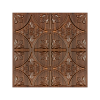 Plafonds en PVC 3D modernes 500*500mm, panneaux carrés flexibles, imperméables et écologiques, grille de plafond pour hôtel, hôpital, atelier