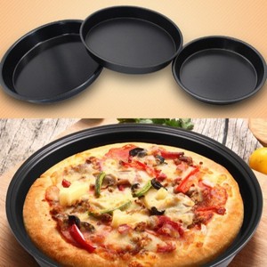 6 8 9 10 inch thép carbon Vòng bánh <span class=keywords><strong>pizza</strong></span> tấm với nhiều lớp không dính lớp phủ tái sử dụng thân thiện với môi bền bánh <span class=keywords><strong>pizza</strong></span> Crisper khay - Product Image 5