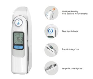 Thermomètre auriculaire infrarouge Bluetooth de qualité médicale avec sonde à préchauffage pour hôpital, clinique, moniteur de fièvre professionnel - Product Image 2