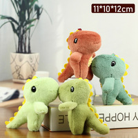 Nouvel arrivage : Porte-clés en peluche dinosaure debout mignon, breloque de sac à dos, jouet de machine à griffes, figurine de dessin animé
