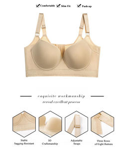 Vente chaude grande taille femmes <span class=keywords><strong>soutien</strong></span>-<span class=keywords><strong>gorge</strong></span> couverture complète Lingerie pour grand buste Sexy Curvy Fit pleine coupe <span class=keywords><strong>soutien</strong></span>-<span class=keywords><strong>gorge</strong></span> confortable - Product Image 3