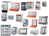 Vitrine chauffante pour aliments en acier inoxydable Heavybao, pour tartes aux œufs, pizzas, poulet frit, vitrine de table