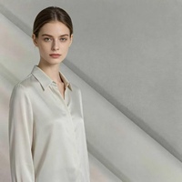 Tela de Acetato Elástica en 2 Direcciones, 82 Pulgadas de Ancho, Acabado Satinado de Lujo con Tacto Fresco para Blusas de Mujer