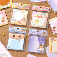 Simno - Juego de Blocs de Notas Adhesivas Decorativas de Estilo Pastel, Adorables, Encantadores y Atractivos Visualmente, para Diario y Decoración de Escritorio