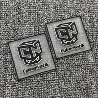 Écussons 3D personnalisés en PVC avec gaufrage en relief (type sanguin, étoile, cœur, alphabet) à thermocoller ou à coudre pour casquettes de baseball et chapeaux bob