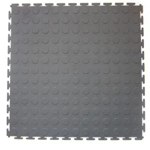 pvc plastic interlocking floor tiles for car garage workshop showroom flooring 4.5mm vinyl