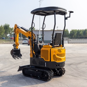 Miniexcavadora HT10G, excavadora de suelo de 1 tonelada, pequeña excavadora de jardín a la venta - Product Image 2