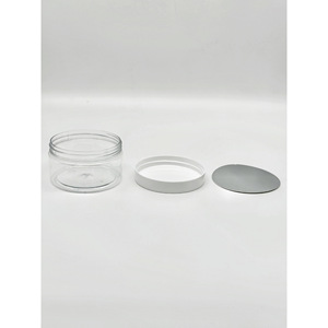 Transparent Plastic Bottle 300ml Wide Mouth Airtight Storage <b>Container</b> For Nuts Grains Snacks Honey - Product Image 2