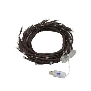 Guirlande lumineuse LED en forme de <span class=keywords><strong>branches</strong></span> d'arbre artificielles, blanc chaud, à faire soi-même, alimentée par USB, pour décoration intérieure de Noël - Vente flash - Product Image 6