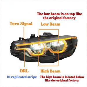 ไฟหน้า JY สำหรับ <span class=keywords><strong>BMW</strong></span> F32, F80, F82, F8X, M3, M4: ไฟหน้า DRL แบบสามสีสลับได้ รุ่น V2 สไตล์ IKON - Product Image 6