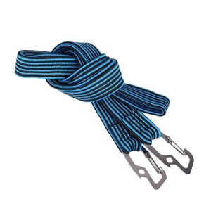 Cordon élastique Johorse pour bagages 2m 4m, sangle de fixation épaissie pour vélo, moto, coffre, livraison express - Product Image 2