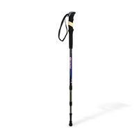 Bâtons de marche télescopiques de montagne ultralégers pour l'extérieur Bâtons de trekking en fibre de carbone