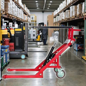 Kurbel arm lader Manueller Stapler Tragbarer elektrischer hydraulischer Kurbel arm stapler Mini verstellbarer elektrischer Paletten stapler - Product Image 2