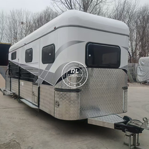 2025 OEM 3 Cheval Angle Charge Remorque Deluxe Cheval <span class=keywords><strong>Camion</strong></span> Pour Australie Australie Standard Luxe Cheval Flotteur Remorque - Product Image 3