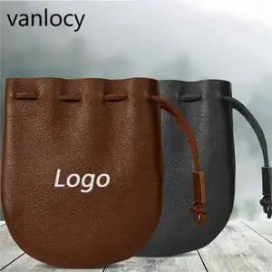 حقائب جلدية صغيرة بشعار مطبوع مخصص من VANLOCY لحقيبة المجوهرات الفاخرة