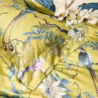 Ensemble de literie moderne à motif floral 3d en polyester doux avec fermeture éclair