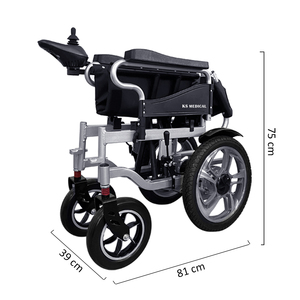 Silla de Ruedas Eléctrica KSM-501P, Precio Económico, Motor Potente, para Personas Mayores, con Neumáticos Inflables, de Fabricante Chino - Product Image 3