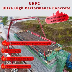 Béton ultra-performant renforcé de fibres UHPC, haute résistance, haute ténacité, pour la préfabrication de ponts et la construction - Product Image 4