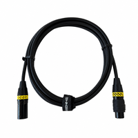 Câble de microphone XLR mâle-femelle OEM RH-X079 avec blindage spiralé, gaine en PVC, conducteur en cuivre sans oxygène