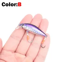 OUTKIT 2022 NOUVEAUTÉ Leurre de pêche japonais de conception compacte 3.2g 45mm, Minnow coulant, Mini leurre dur pour Perche, Truite, Black-bass