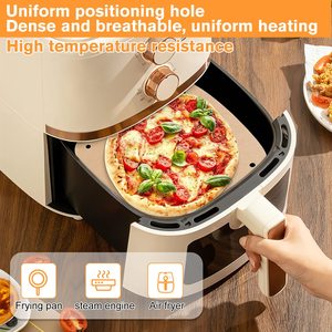 Air Fryer Perforated Disposable Non-stick Oil-Free Parchment Paper <b>Baking</b> Liners 23cm Oven Safe - Product Image 5