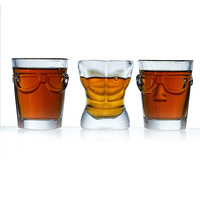 Creative 2oz Sexy Bikini Buste Poitrine 3D Shooter Lunettes Verre Haute Qualité One-sipped Verre pour Bar Parties