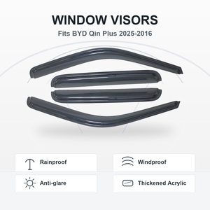 Déflecteurs de vent en acrylique épaissi compatibles avec Buick LaCrosse et Toyota Alphard, accessoires de modification de ventilation extérieure automobile - Product Image 1
