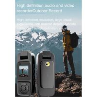 Y10 4K 180 °   Caméra de sport rotative de poche, enregistreur audio et vidéo, vision nocturne, Wifi, caméra d'action pour le cyclisme, dos magnétique, M10