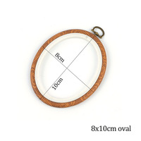 En gros Point De Croix Accessoire Ovale En Bois Motif Cadre Cerceaux De Broderie