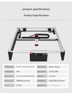 4040Pro <span class=keywords><strong>Router</strong></span> CN kontrol GRBL, ukiran Laser baru untuk kulit akrilik batu kayu karet industri ritel 5.5W/10W - Product Image 6