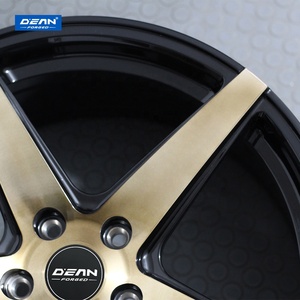Para <span class=keywords><strong>CX5</strong></span> DEAN DP109, Nuevas Llantas de Aleación de Aluminio Forjado 6061 de Cinco Radios en Negro Bronce de 19 Pulgadas, 15-24 Pulgadas, 5x100/105/108/112/114.3/120 - Product Image 3