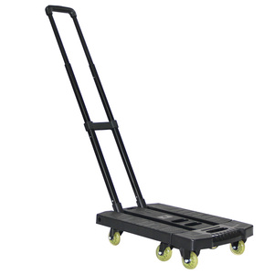 Plataforma Plegable Telescópica de 6 Ruedas, Ligera, de 100 kg, Transformable, Carro de Mano Plegable - Product Image 4