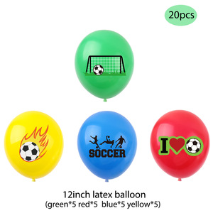 Set de Decoración para Fiesta de Aficionados al Fútbol, Incluye Globos Colgantes, Pancarta, Banderín y Bandera para Eventos Temáticos de Fútbol, Regalos para la Zona de Aficionados - Product Image 6