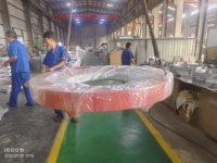 Anneau de refroidissement à air métallique à trois lames haute pression Mingqiang, longue durée de vie, pour pièces de machine à souffler des films HDPE/LDPE
