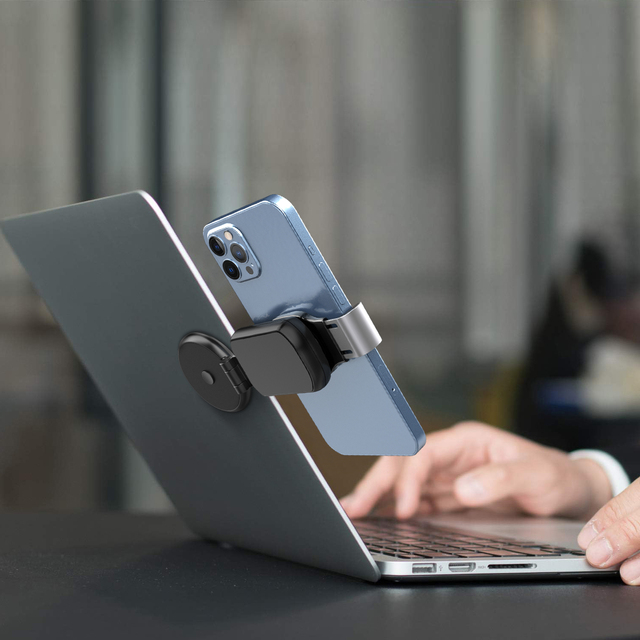 Flexible Foldable Monitor Side Mount Magnetic Bracket Double Screen Laptop Phone Holder Removable Clip Computer Extension
