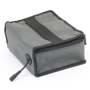 Factory direct supply easy to carry electric heating bag plastic heating mini electric lunch box for outdoor camping