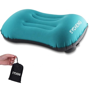 Outdoor Travel Press Type Automatic Inflatable <b>Pillow</b> Camping Folding Portable Waist Press Type Inflatable <b>Pillow</b> - Product Image 1
