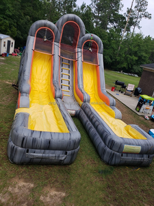 <span class=keywords><strong>Location</strong></span> en été de glissades commerciales à double ligne Châteaux de saut à bas prix Toboggan gonflable Vente en usine - Product Image 3