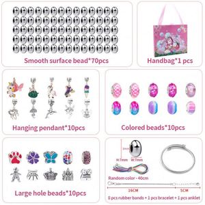Wholesale 110pcs Educational DIY Jewelry <b>Kit</b> Bulk Supplies <b>Charm</b> <b>Bracelet</b> <b>Making</b> Plastic Beads Fashion Accessories Free Shipping - Product Image 1