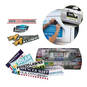 Pegatina magnética personalizada <span class=keywords><strong>para</strong></span> nevera, coche, <span class=keywords><strong>vinilo</strong></span> de plástico resistente al agua, <span class=keywords><strong>pegatinas</strong></span> reflectantes <span class=keywords><strong>para</strong></span> parachoques - Product Image 1