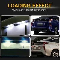 2 pièces Canbus pour TOYOTA Rav4 19-23, Alphard Vellfire AGH30/35 série 30, Avalon 2015-22, éclairage de plaque d'immatriculation LED pour voiture, blanc