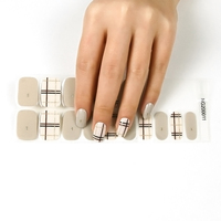 Autocollants pour ongles en gel semi-durcis longue durée, fournis par l'usine