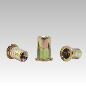 Tuercas Remachables Qinwen Métricas M3 M4 M5 M6 M8 M10 M12, Insertos Roscados Moleteados con Recubrimiento de Zinc para Equipos de Comunicación - Product Image 2