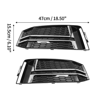 Nueva Cubierta de Plástico de Alta Calidad para Faros Antiniebla, Color Negro, para B9 A4 2017-2019 Sline - Product Image 4