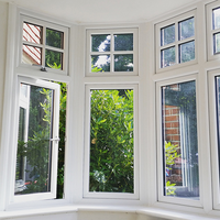 Ventanas Abatibles y Oscilobatientes de PVC con Doble Acristalamiento, Resistentes a Huracanes, Modernas, para Dormitorio y Cocina, Venta al Por Mayor