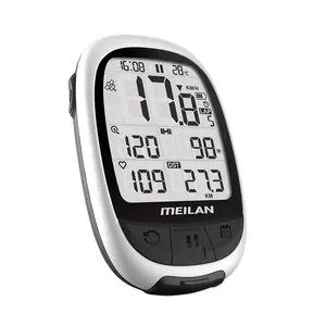 Miran M2/타원형 GPS 자전거 컴퓨터 무선 속도 측정기 BT 자전거 Odo/속도/케이던스 센서 심박수 모니터 옵션