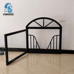 Cửa sổ ngựa ổn định ngoài trời cửa sổ chuồng ngựa thép chắc chắn với hệ thống mở bản lề trơn tru cho trung tâm cưỡi ngựa - Product Image 3